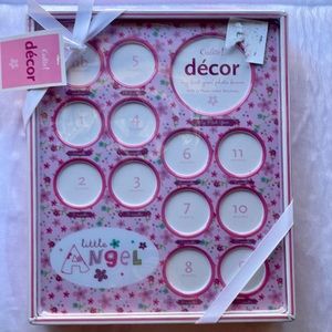 🆕 Baby Girl’s First 12 Months Picture Frame